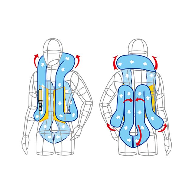 Airbag Vest Hit-Air Evolution Small Black