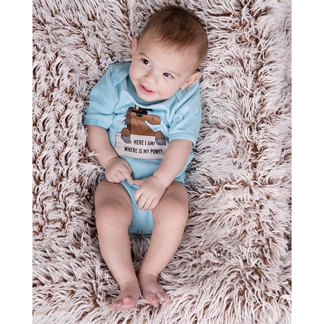 Baby Bodysuit QHP Bobby Kids Light Blue