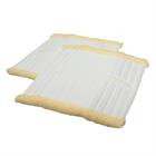 Bandage Pads Horsegear With Faux Fur White