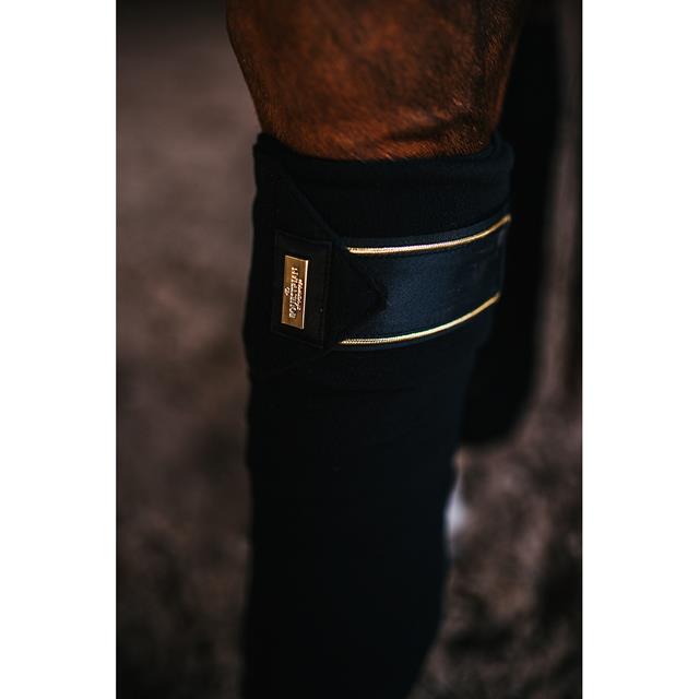 Bandages Equestrian Stockholm Black Gold Black-Gold