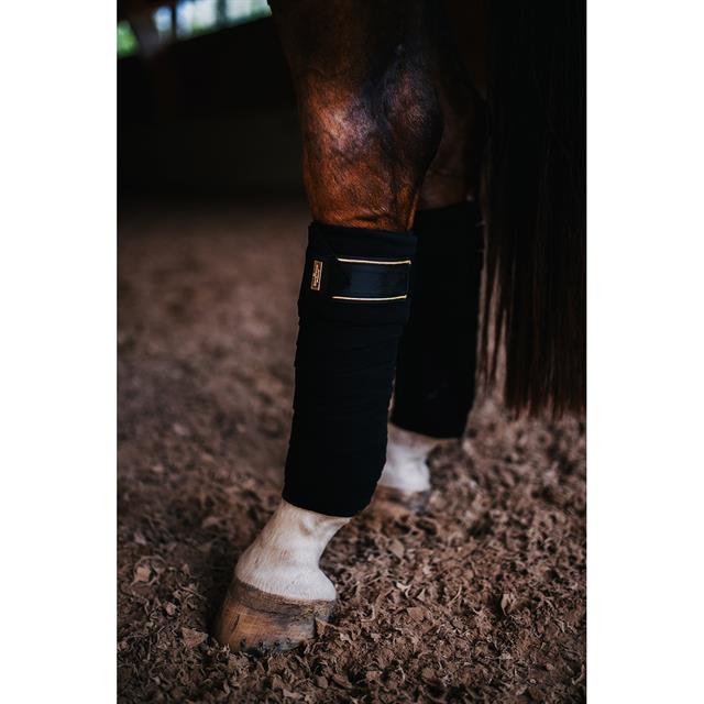 Bandages Equestrian Stockholm Black Gold Black-Gold