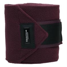 Bandages Equestrian Stockholm Fleece Black Raven Purple