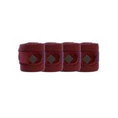 Bandages Kentucky Polar Fleece Velvet Dark Red