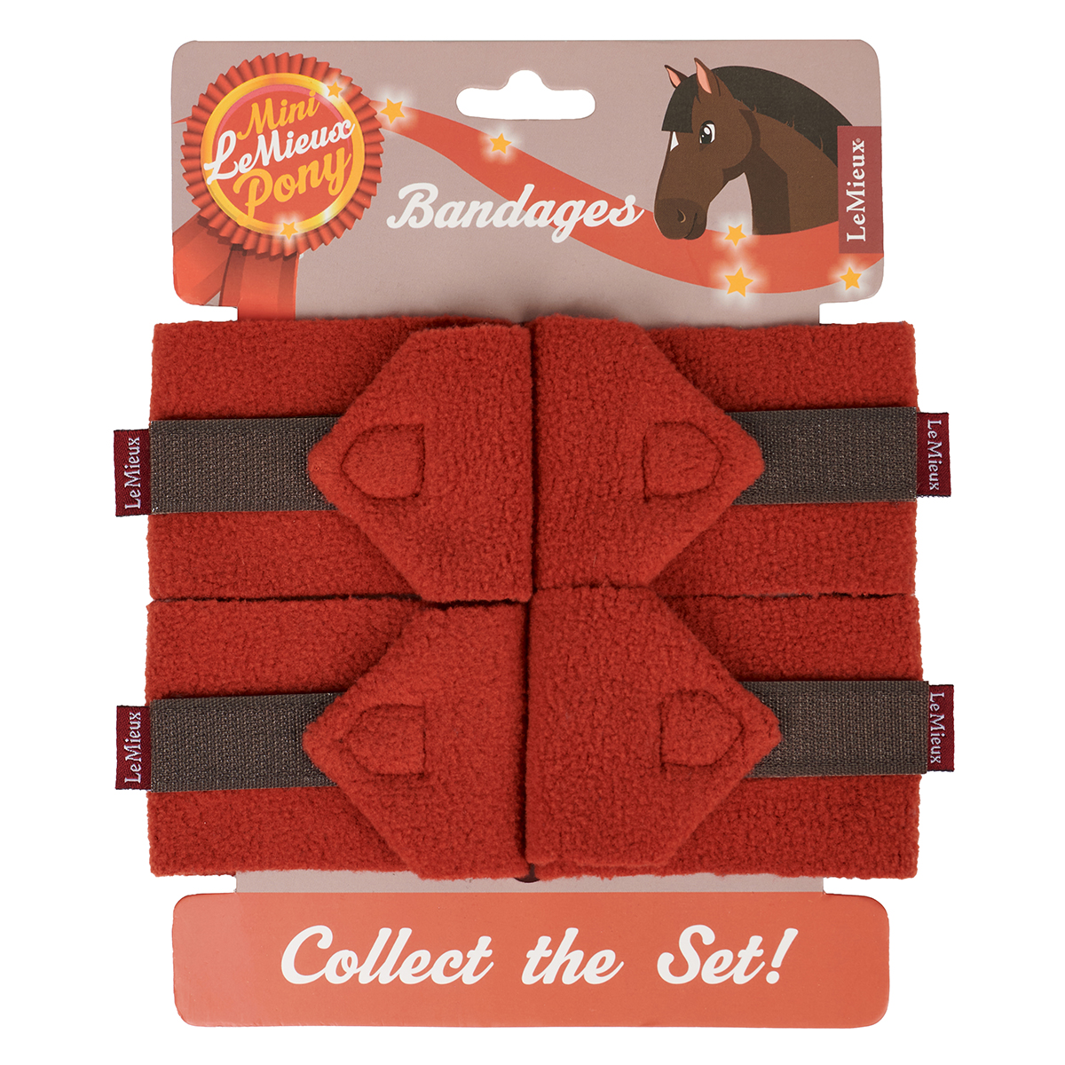 Bandages LeMieux Mini Toy Pony Red - Epplejeck
