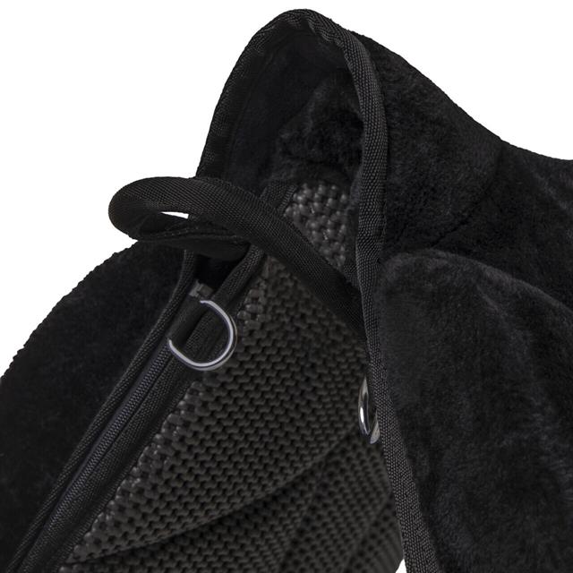 Bareback Pad QHP Super Soft Black-Black