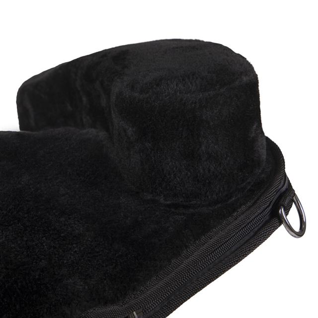 Bareback Pad QHP Super Soft Black-Black