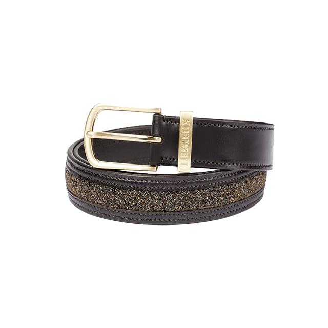 Belt LeMieux Crystal Insert Brown