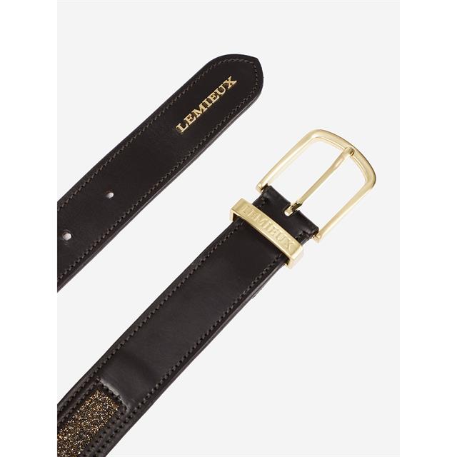 Belt LeMieux Crystal Insert Brown