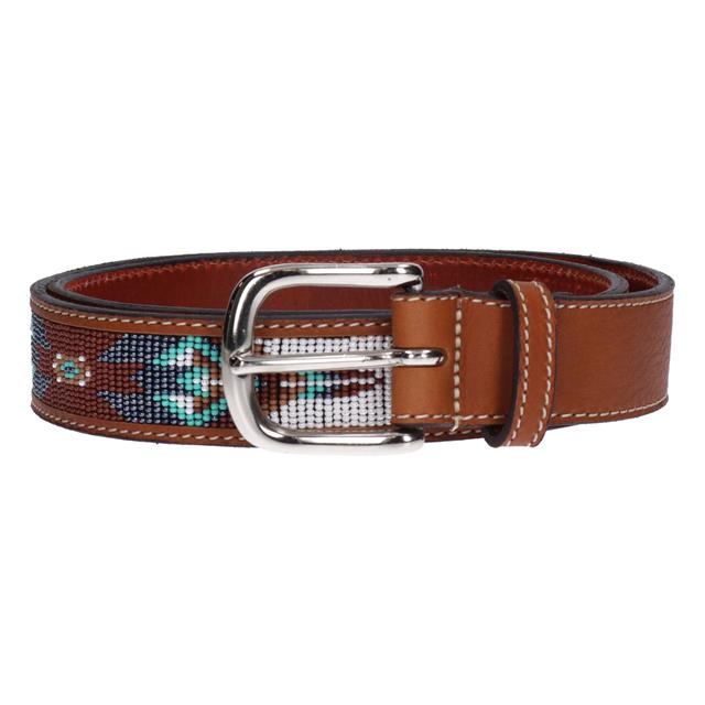 Belt Pénélope Pearl Mid Brown-Blue