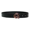 Belt QUUR Logo Black-Pink