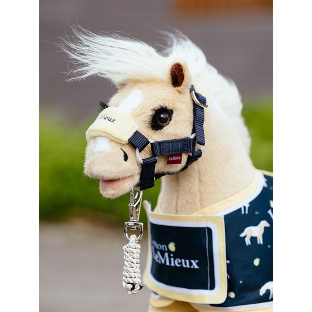 Blanket LeMieux Toy Pony Lemon Print Dark Blue-Yellow