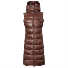 Bodywarmer Covalliero Long Brown