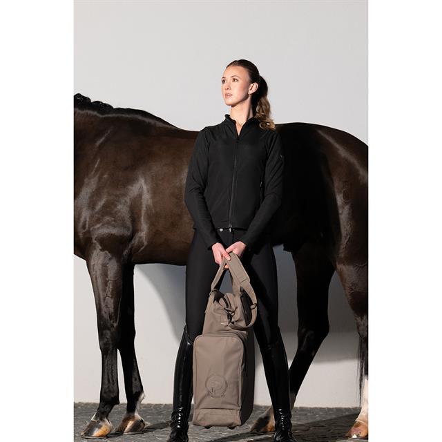 Boot and Helmet Bag Eskadron Platinum Faux Leather Light Brown