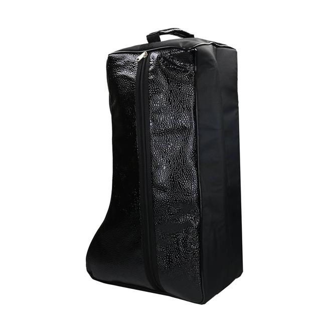 Boot Bag HORSEGEAR HGCroco Patent Black
