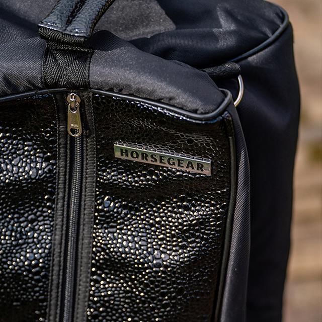 Boot Bag HORSEGEAR HGCroco Patent Black