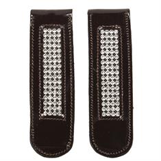 Boot Clips QHP Madonna Brown-Silver