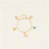 Bracelet PaardenpraatTV Charms Colour Gold