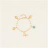 Bracelet PaardenpraatTV Charms Colour Gold