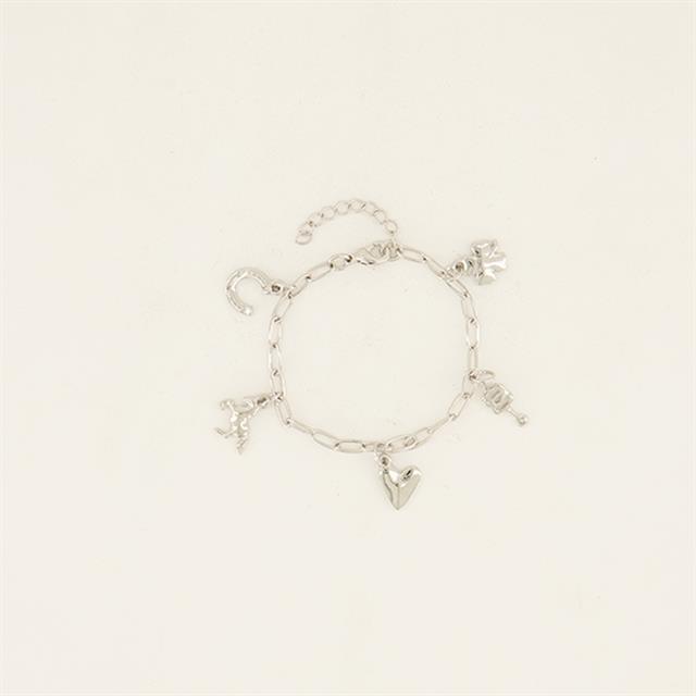 Bracelet PaardenpraatTV Charms Silver