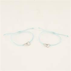 Bracelet PaardenpraatTV Friends Light Blue