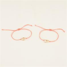 Bracelet PaardenpraatTV Friends Pink