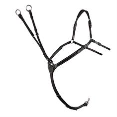 Breastplate Montar with Martingale Papillon Black
