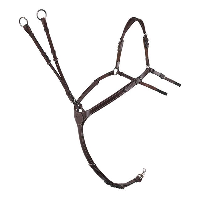 Breastplate Montar with Martingale Papillon Brown