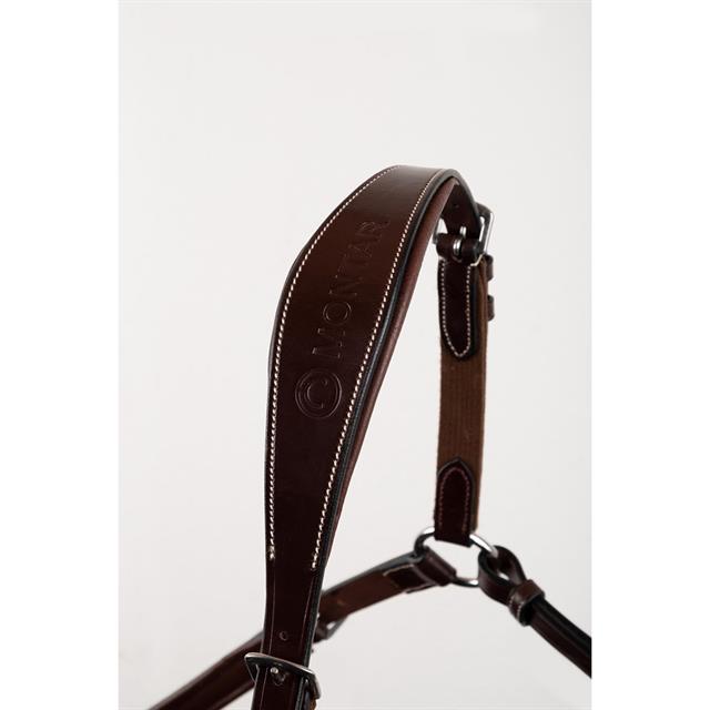 Breastplate Montar with Martingale Papillon Brown