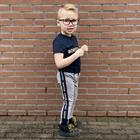 Breeches Boeffies BSMees Knee Grip Kids Grey-Blue