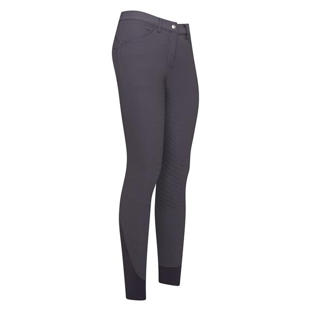 Breeches Easy Rider Elodie Diamond Kids Full Grip Grey