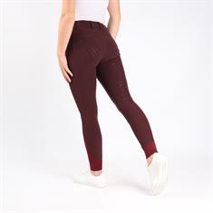 Breeches Easy Rider Evita Full Grip Dark Red