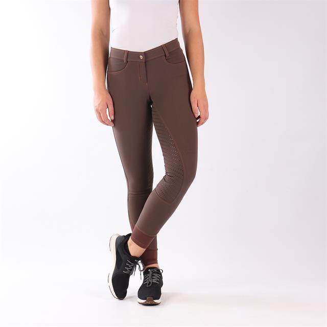 Breeches Easy Rider Evita Full Grip Mid Brown