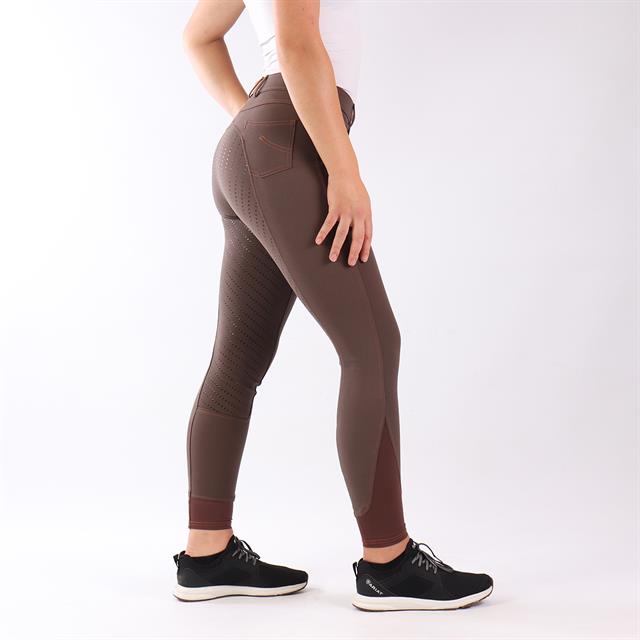Breeches Easy Rider Evita Full Grip Mid Brown