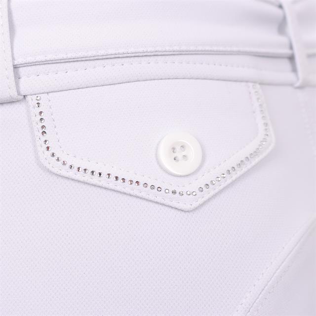 Breeches Eden By Pénélope Elegance Knee Grip Kids White