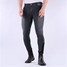 Breeches Harrys Horse Liciano Denim Men Full Grip Black-Denim