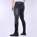Breeches Harrys Horse Liciano Denim Men Full Grip Black-Denim