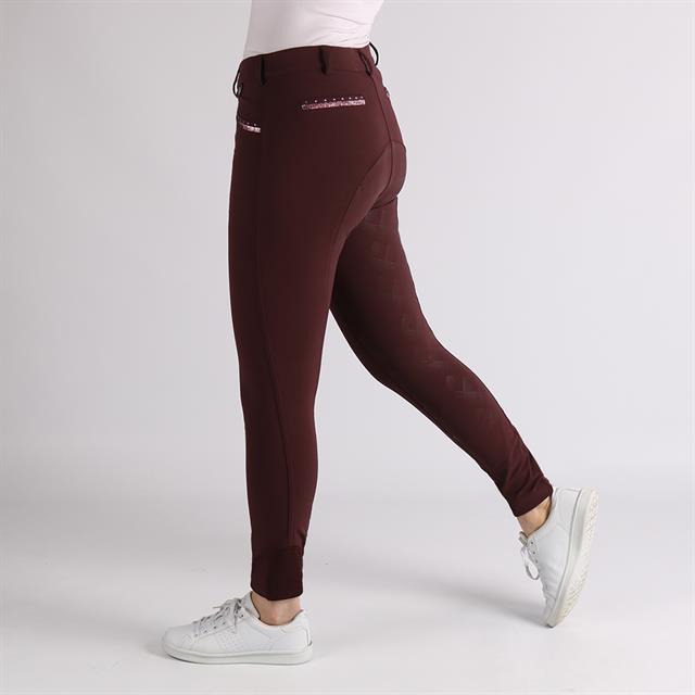 Breeches Horka Alexa Full Grip Dark Red