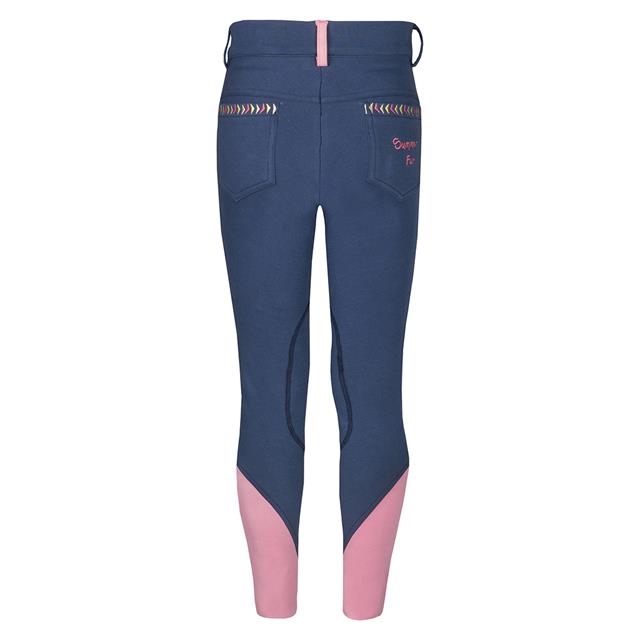 Breeches Horka Jolly Presto Full Grip Kids Dark Blue
