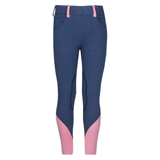 Breeches Horka Jolly Presto Full Grip Kids Dark Blue