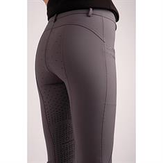 Breeches Montar Crystal Kids Full Grip Grey