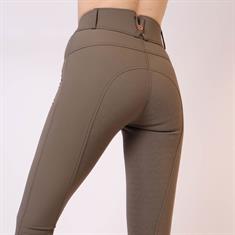 Breeches Montar Femka Yati Crystal Rosegold Full Grip Light Brown