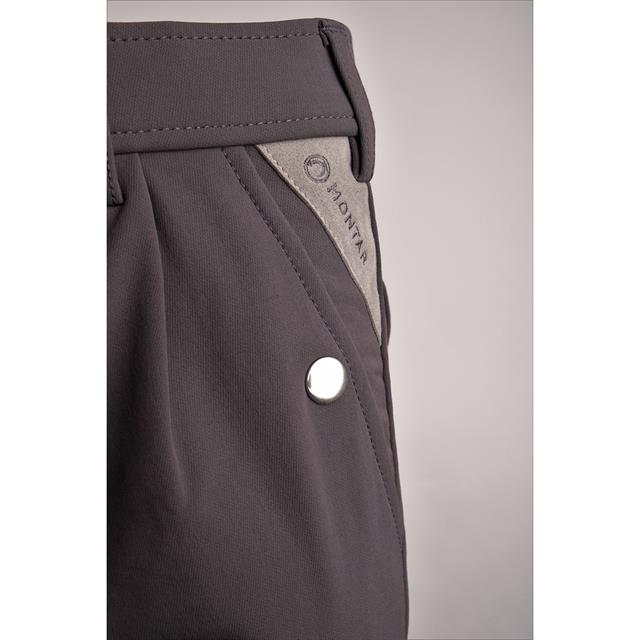 Breeches Montar Gary Knee Grip Men Grey