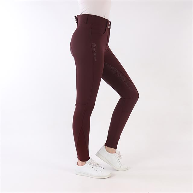 Breeches Montar Highwaist Megan 2.0 Full Grip Dark Red