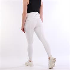 Breeches Montar Kirstin Extra Highwaist Swarowski Full Grip White