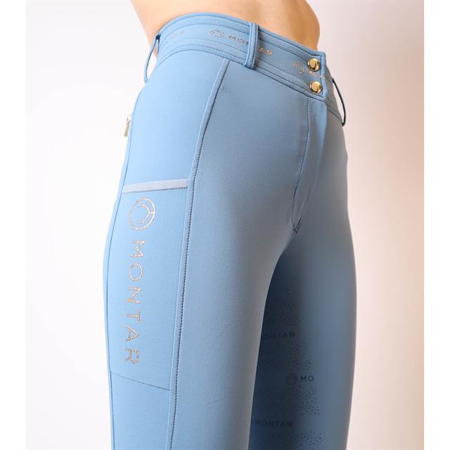 Breeches Montar Luna Yati Full Grip Blue