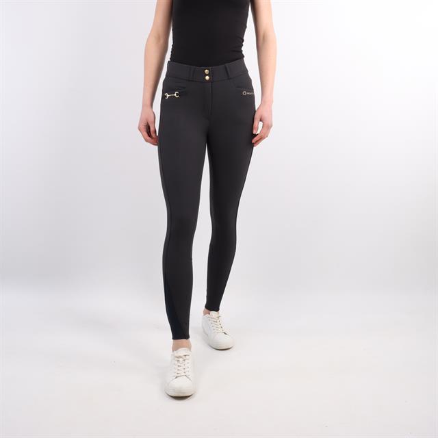 Breeches Montar Molly Gold Full Grip Dark Blue