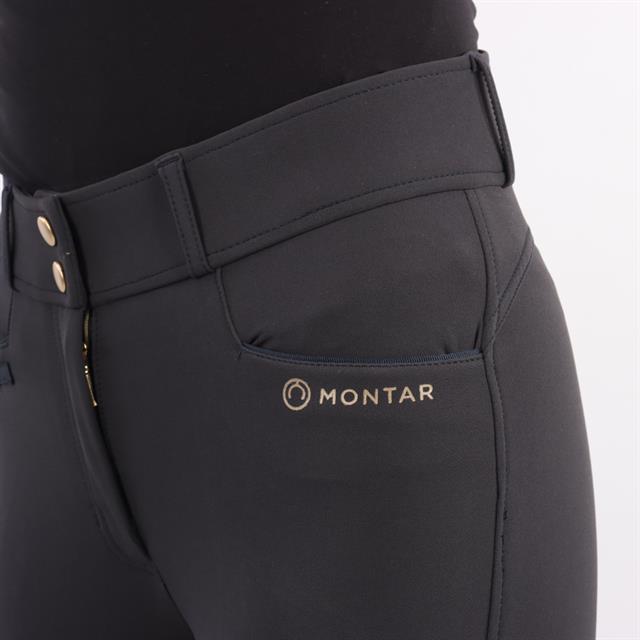 Breeches Montar Molly Gold Full Grip Dark Blue