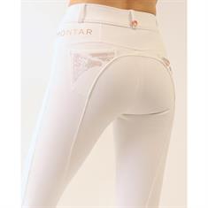 Breeches Montar Rosa Yati Highwaist Full Grip White