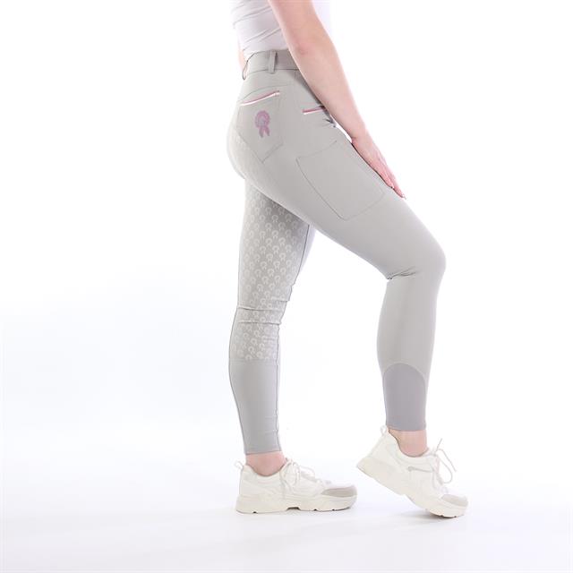 Breeches PaardenpraatTV By Ej 3.0 Full Grip Grey