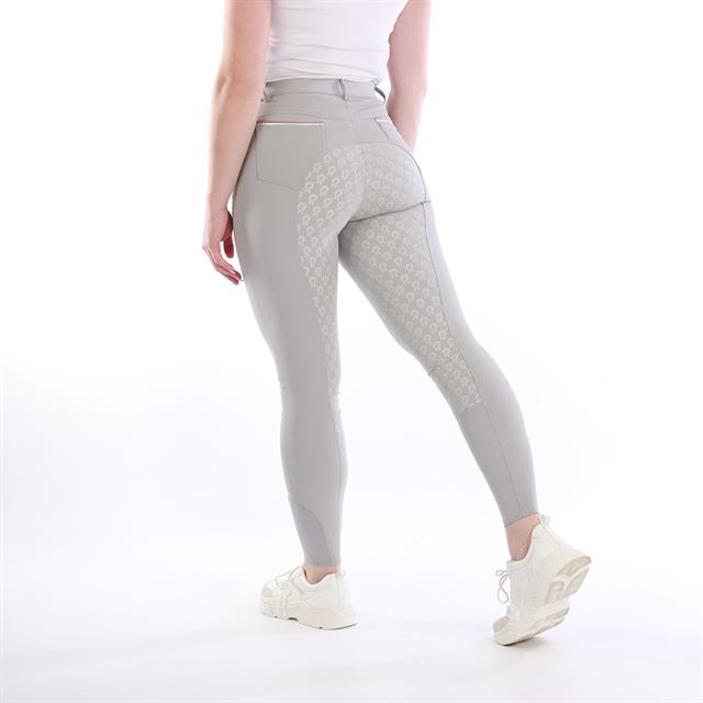 Breeches PaardenpraatTV By Ej 3.0 Full Grip Grey